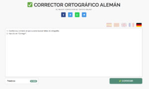 corrector ortografico aleman