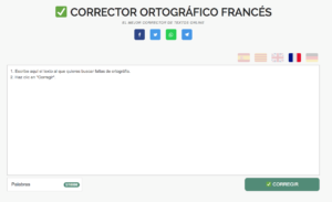 corrector ortografico frances